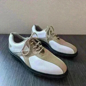 FootJoy Women's Golf Shoes Tan/White Size 9M